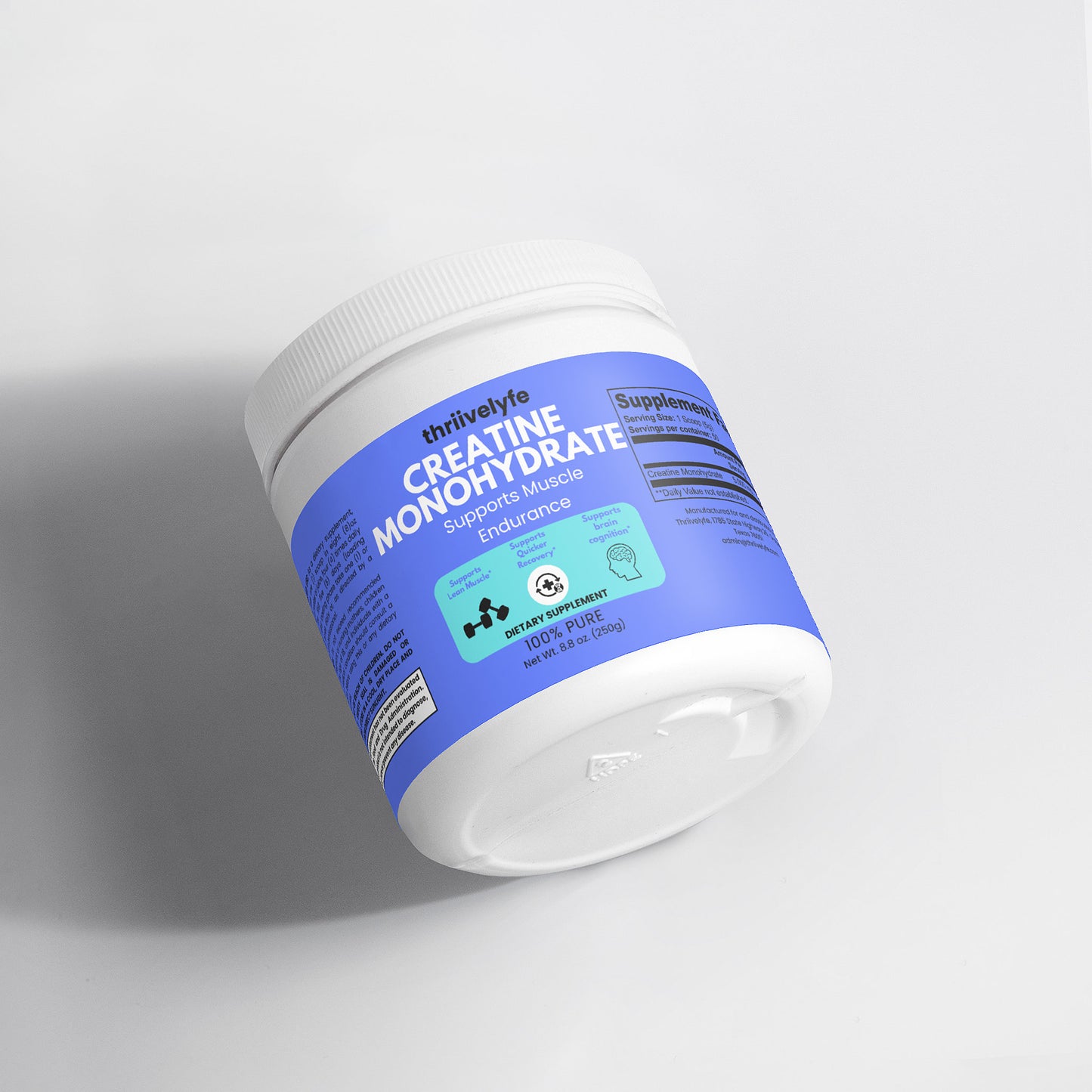 Thriivelyfe Creatine Monohydrate Powder