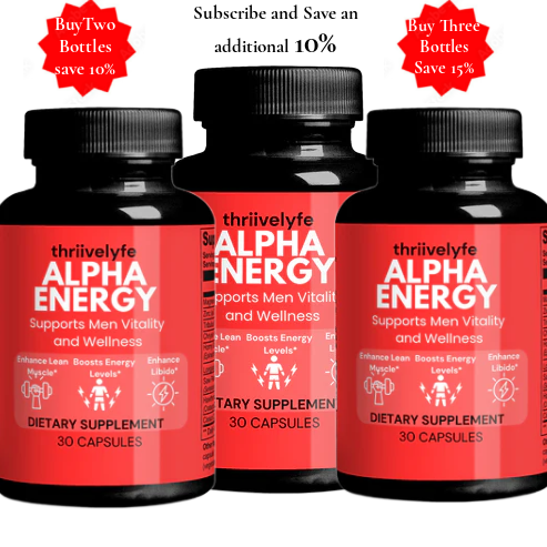 Alpha Energy| Men's Vitality and Wellness Supplement