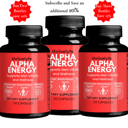 Alpha Energy| Men's Vitality and Wellness Supplement